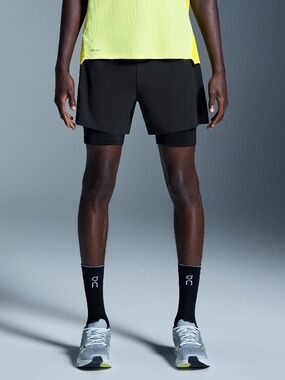 ON RUNNING Mens 5" Performance 2in1 Running Shorts
